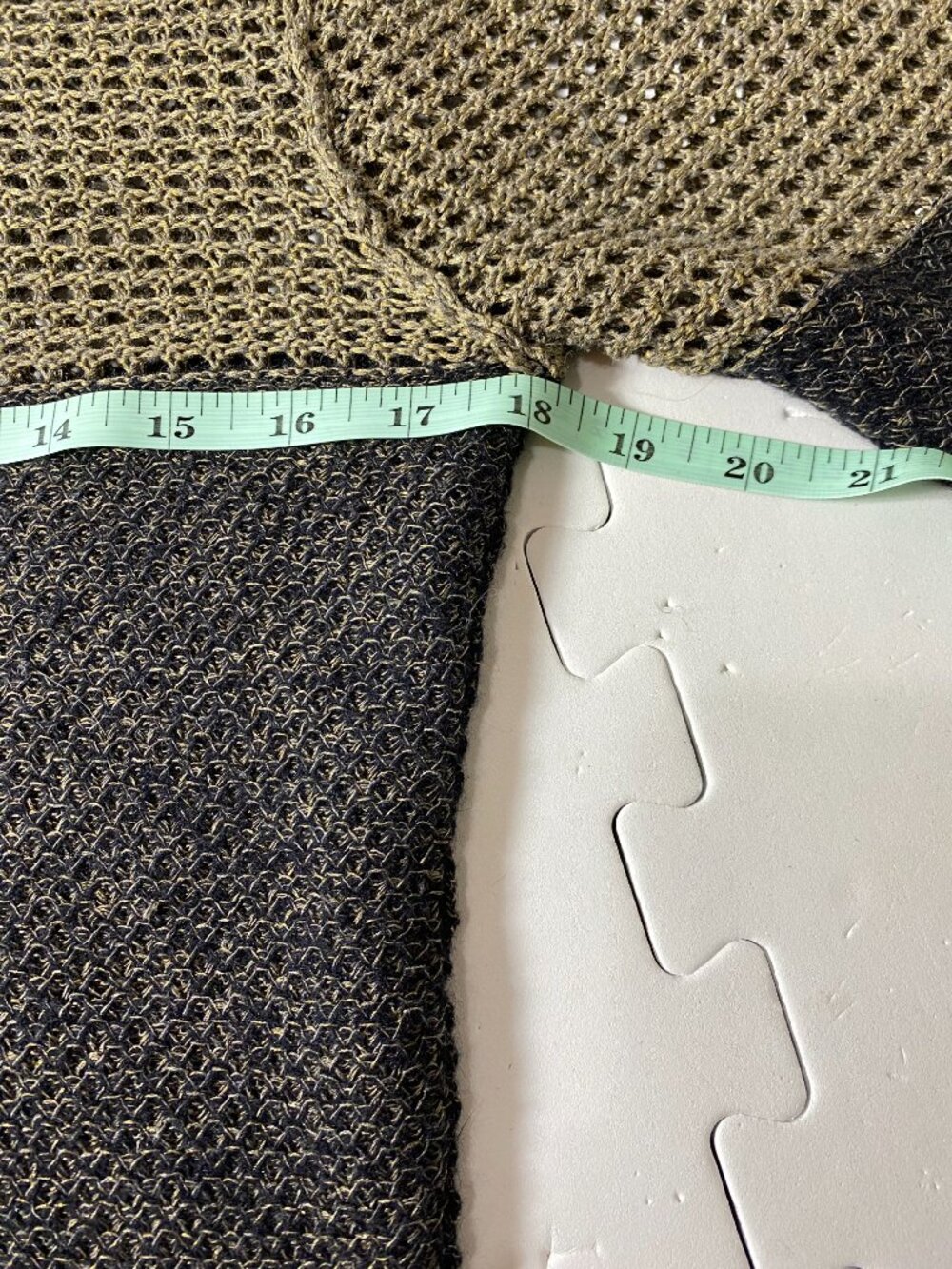 ALLSAINTS Spitalfields Warp Sweater Italian Yarn Metallic Black Gold Sz 8 ($250) - Picture 8 of 9
